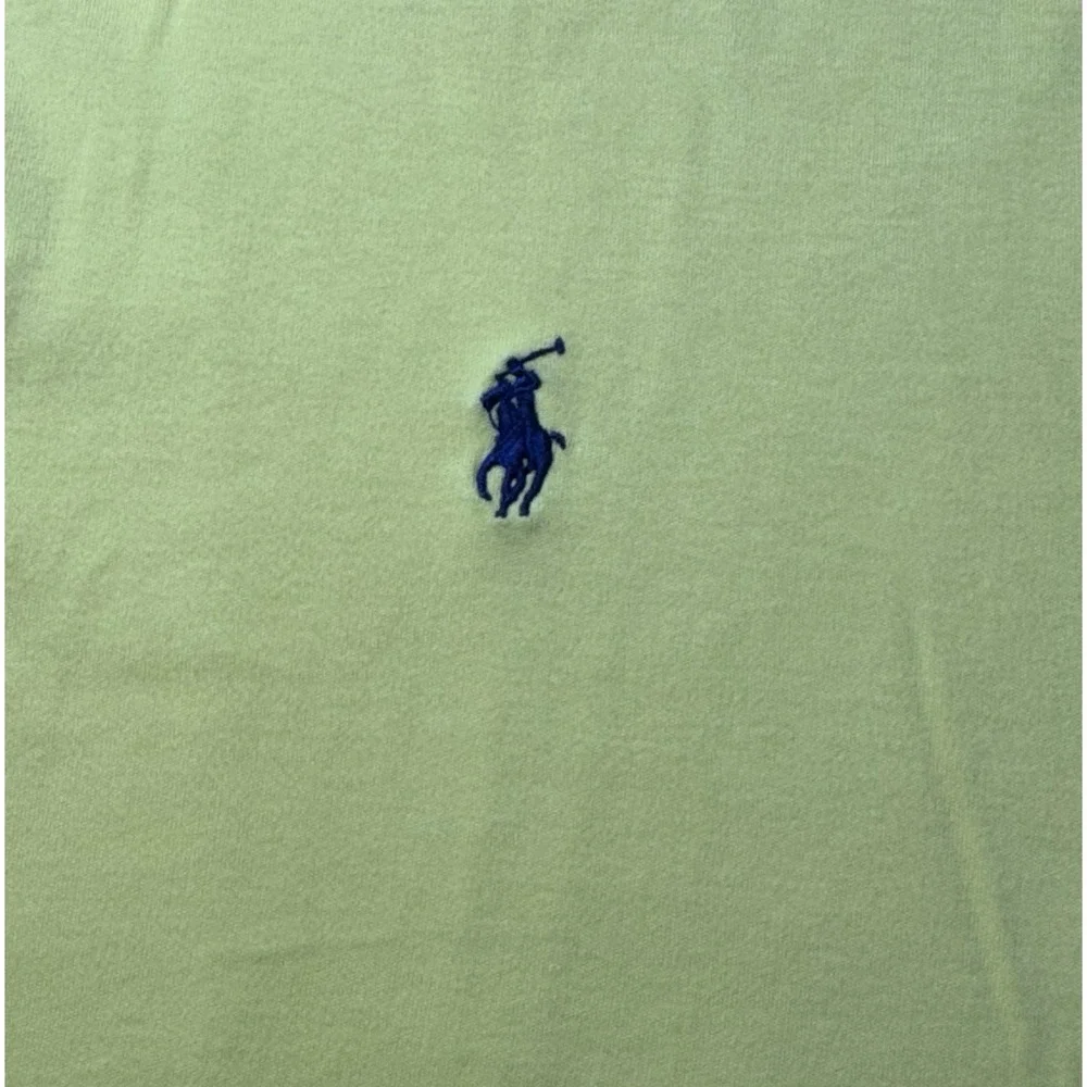 Polo Ralph Lauren Custom Fit Yellow Polo Shirt Men L Pony Logo Cotton